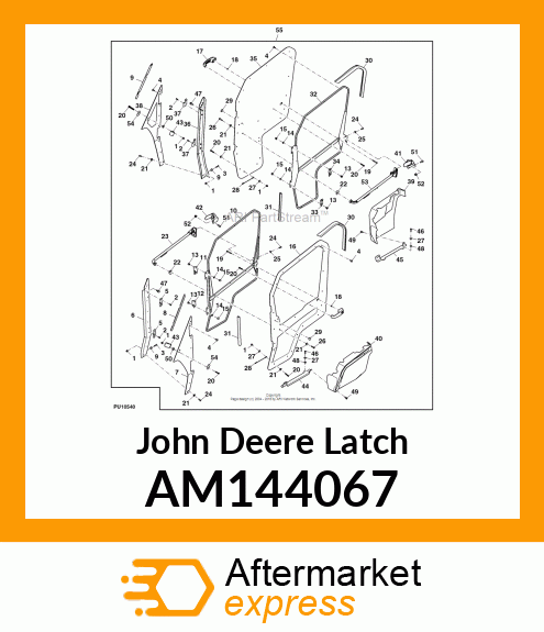 LATCH, LH SQUEEZE AM144067