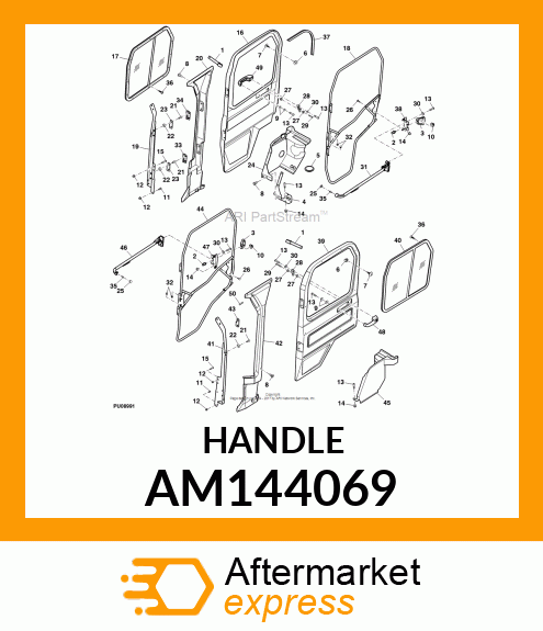 HANDLE, LOCKING AM144069