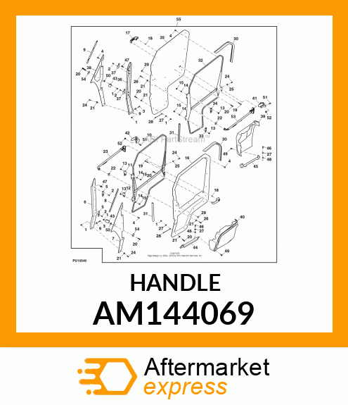 HANDLE, LOCKING AM144069