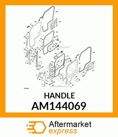 HANDLE, LOCKING AM144069