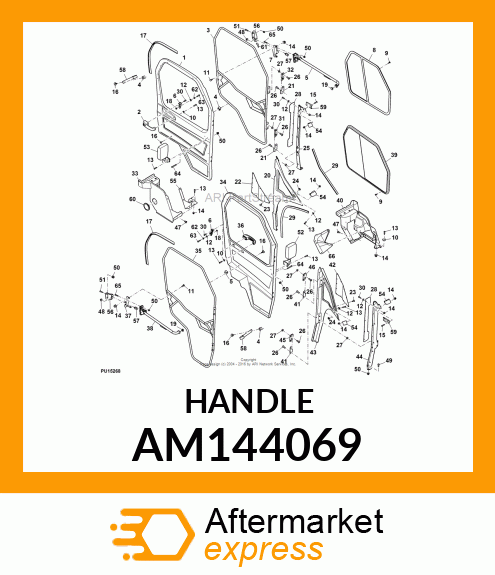 HANDLE, LOCKING AM144069