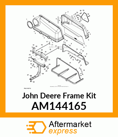 KIT, REPLACEMNT HOPPER FRAME AM144165