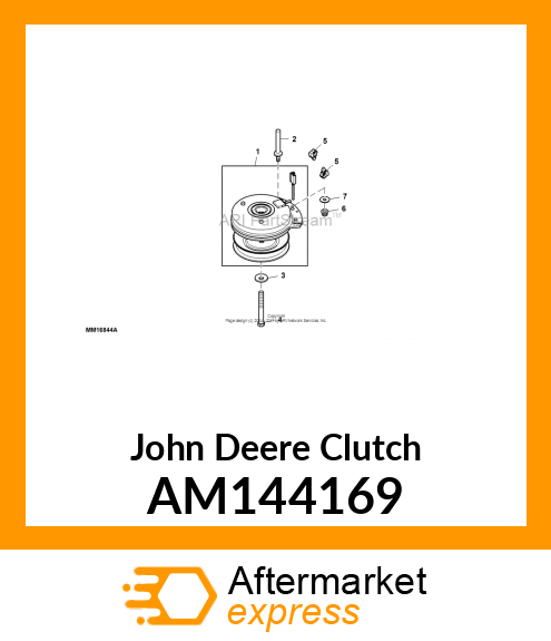 CLUTCH, HIGH TORQUE AM144169