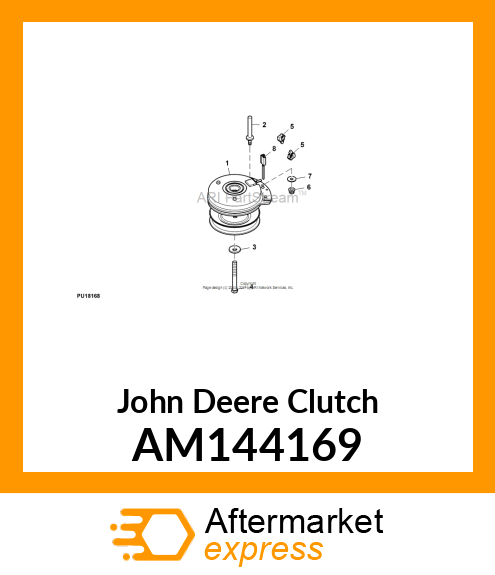 CLUTCH, HIGH TORQUE AM144169