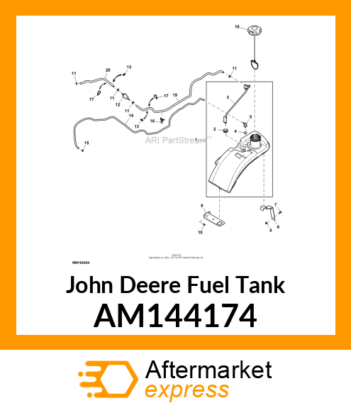 ASSY, X300R FUEL TANK MONOLAYR LFS AM144174