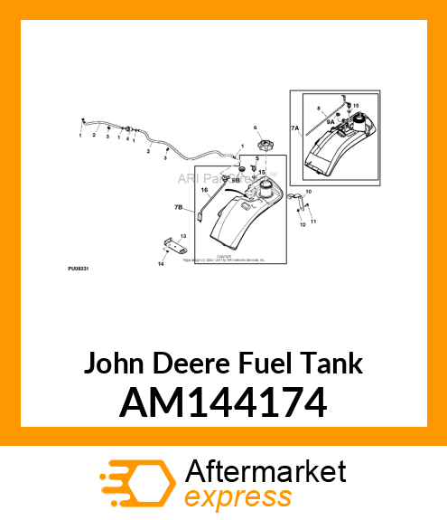 ASSY, X300R FUEL TANK MONOLAYR LFS AM144174