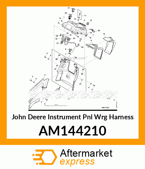 INSTRUMENT PNL WRG HARNESS, X3, MY1 AM144210