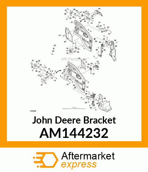 BRACKET, ASSY, EXT LATCH LH AM144232