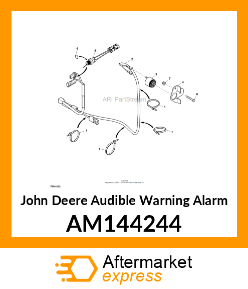 AUDIBLE WARNING ALARM, ALARM AM144244