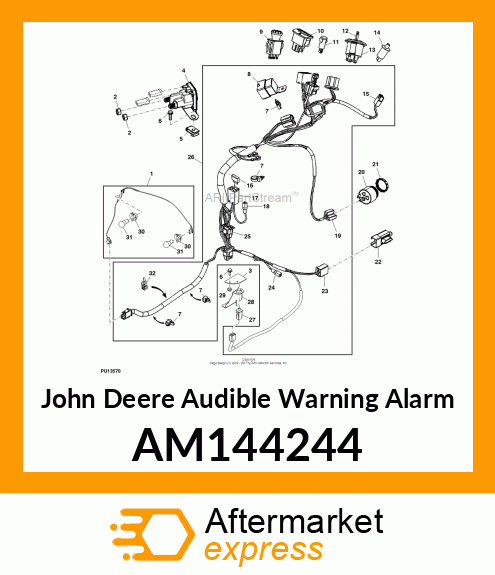 AUDIBLE WARNING ALARM, ALARM AM144244