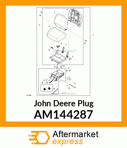 PLUG, KIT, PLASTIC PLUGS AM144287