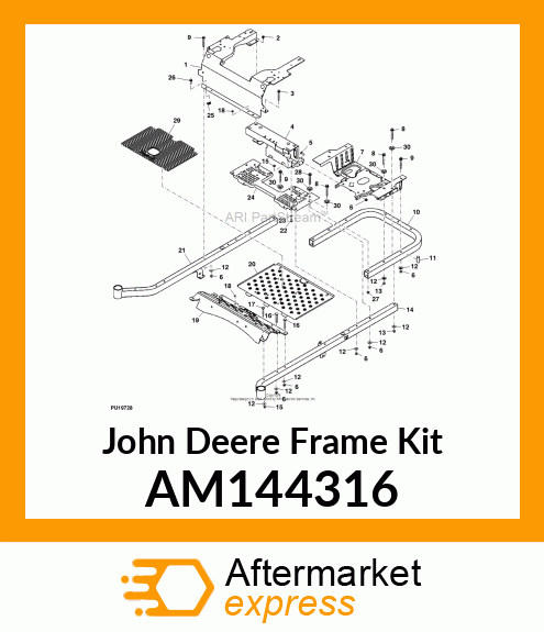 KIT, FRAME TUBE, RH 42C AM144316