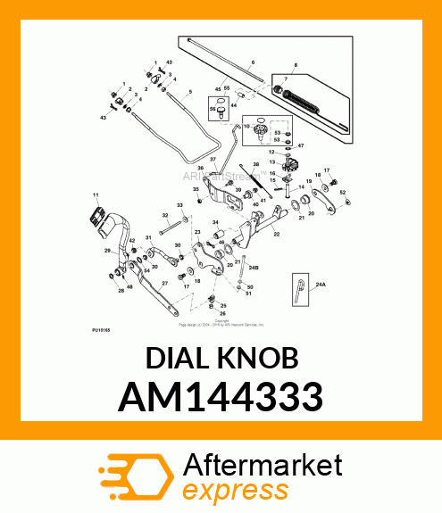 ASSEMBLY, DEPTH STOP KNOB AM144333