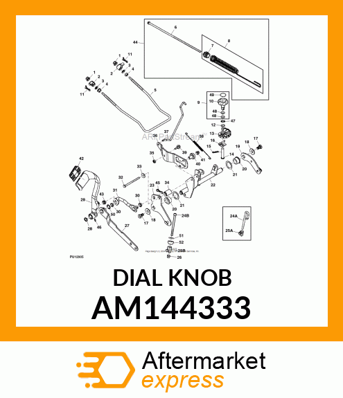 ASSEMBLY, DEPTH STOP KNOB AM144333