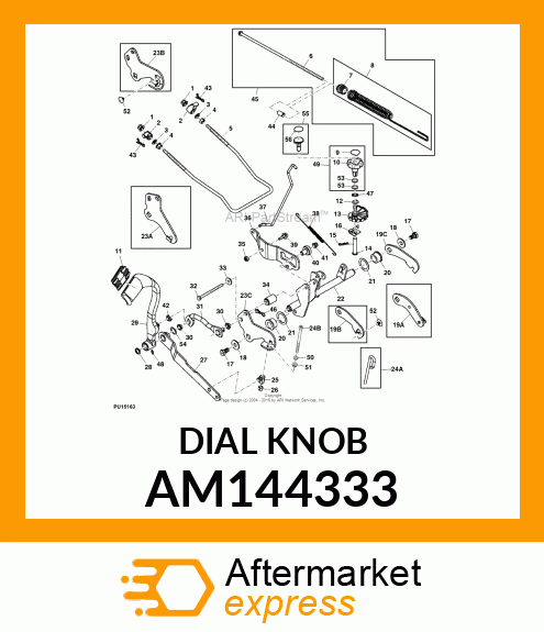 ASSEMBLY, DEPTH STOP KNOB AM144333