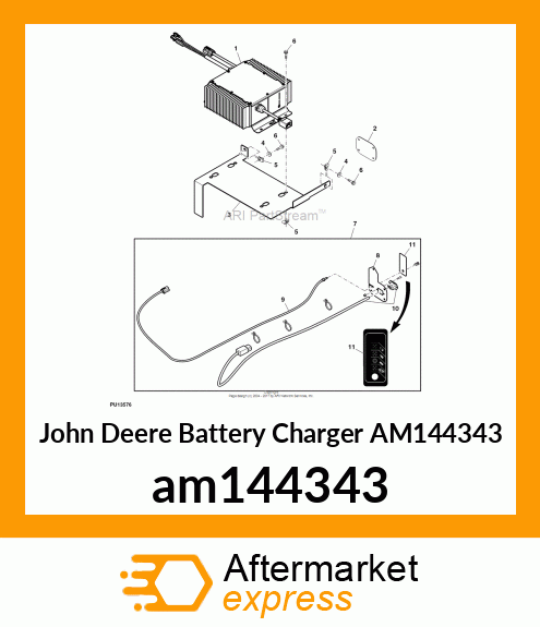 BATTERY CHARGER, CHARGER am144343