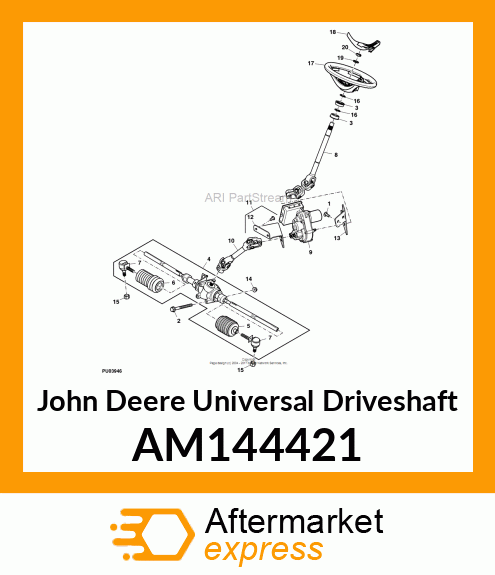 SHAFT ASSEMBLY, LOWER AM144421