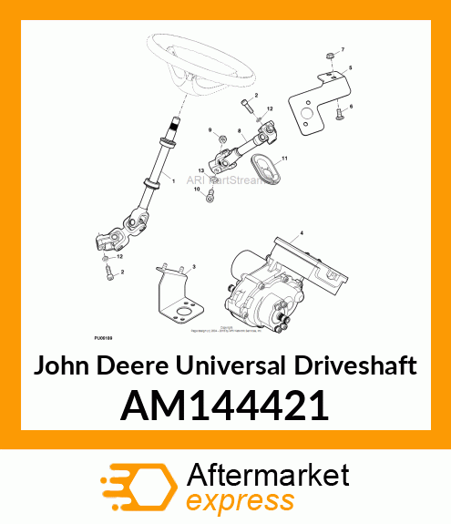 SHAFT ASSEMBLY, LOWER AM144421