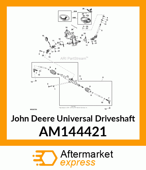 SHAFT ASSEMBLY, LOWER AM144421