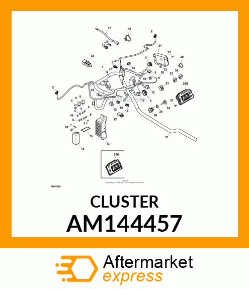 INSTRUMENT CLUSTER, INSTRUMENT CLUS AM144457