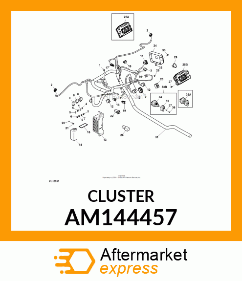 INSTRUMENT CLUSTER, INSTRUMENT CLUS AM144457