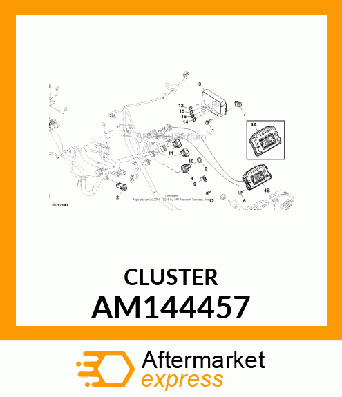 INSTRUMENT CLUSTER, INSTRUMENT CLUS AM144457