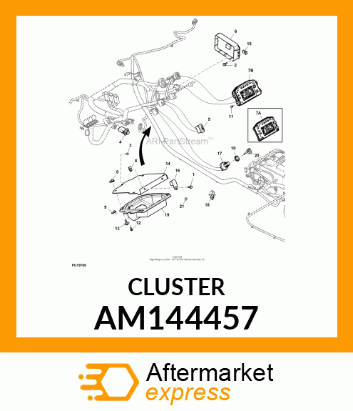 INSTRUMENT CLUSTER, INSTRUMENT CLUS AM144457