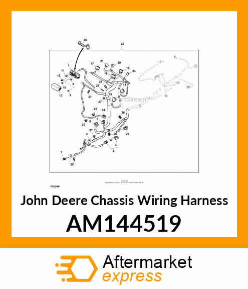 CHASSIS WIRING HARNESS, HARNESS ASS AM144519