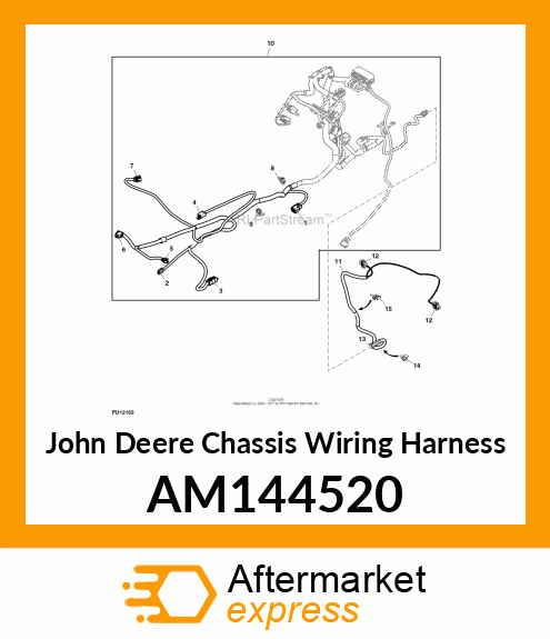 CHASSIS WIRING HARNESS, HARNESS ASS AM144520