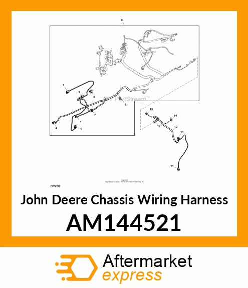 CHASSIS WIRING HARNESS, HARNESS ASS AM144521