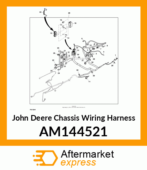 CHASSIS WIRING HARNESS, HARNESS ASS AM144521