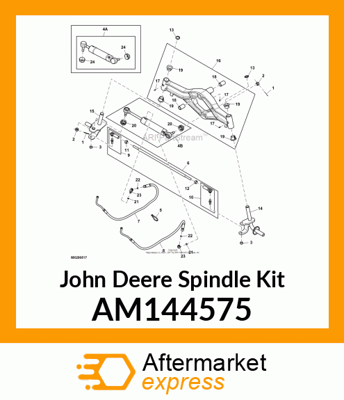 KIT, SPINDLE, 2WS RH AM144575