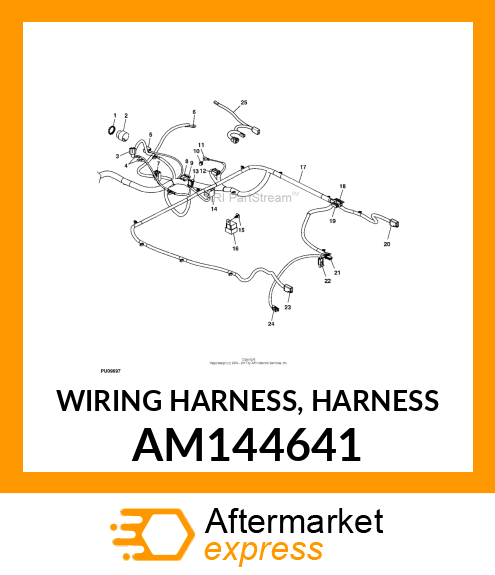 WIRING HARNESS, HARNESS AM144641