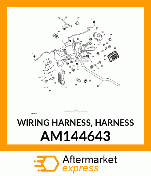 WIRING HARNESS, HARNESS AM144643