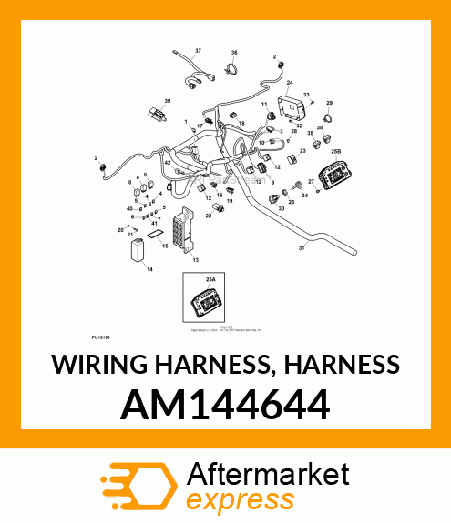 WIRING HARNESS, HARNESS AM144644