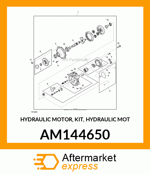 HYDRAULIC MOTOR, KIT, HYDRAULIC MOT AM144650