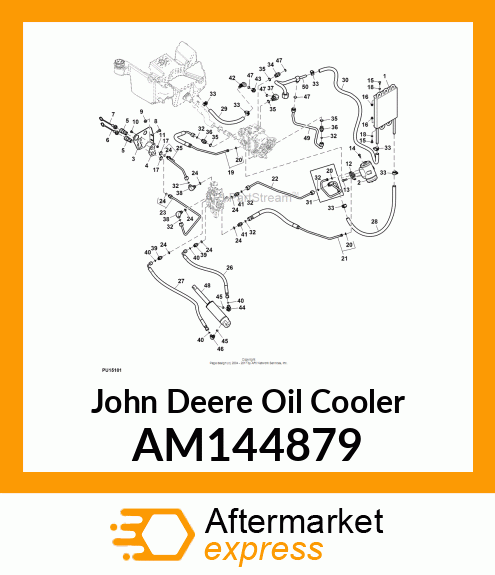 COOLER OIL AM144879