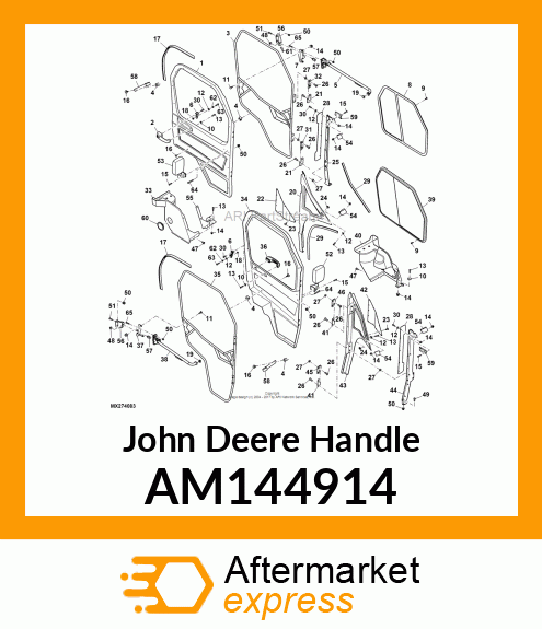 HANDLE, LOCKING AM144914