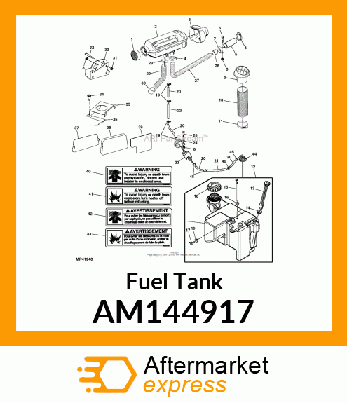 Fuel Tank AM144917