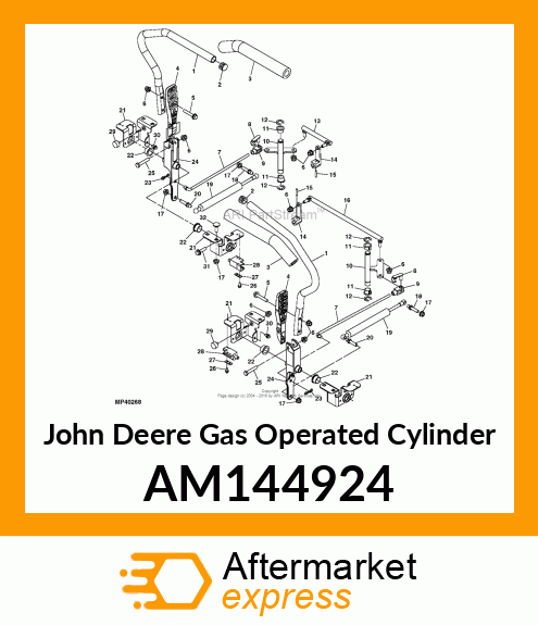 ABSORBER, SHOCK HYDRAULIC AM144924