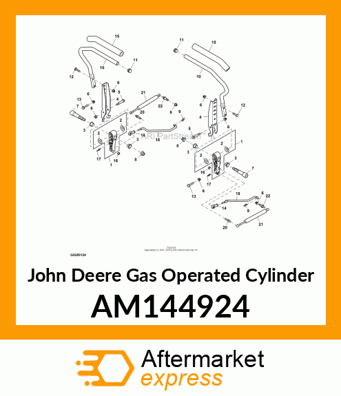 ABSORBER, SHOCK HYDRAULIC AM144924