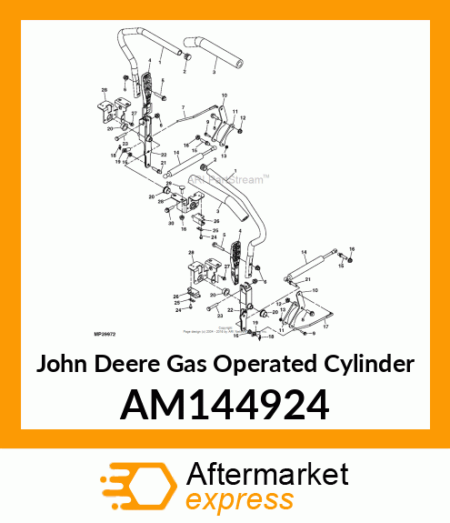 ABSORBER, SHOCK HYDRAULIC AM144924