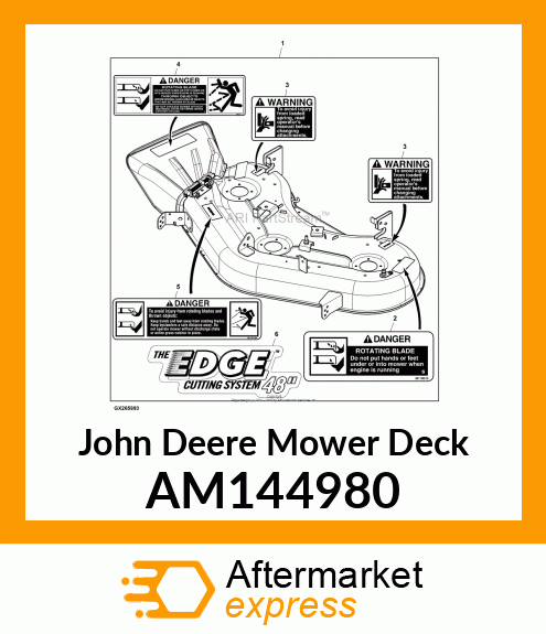 MOWER DECK AM144980