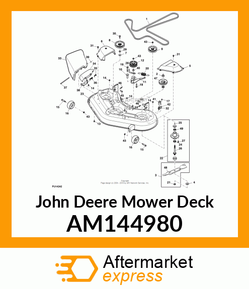 MOWER DECK AM144980