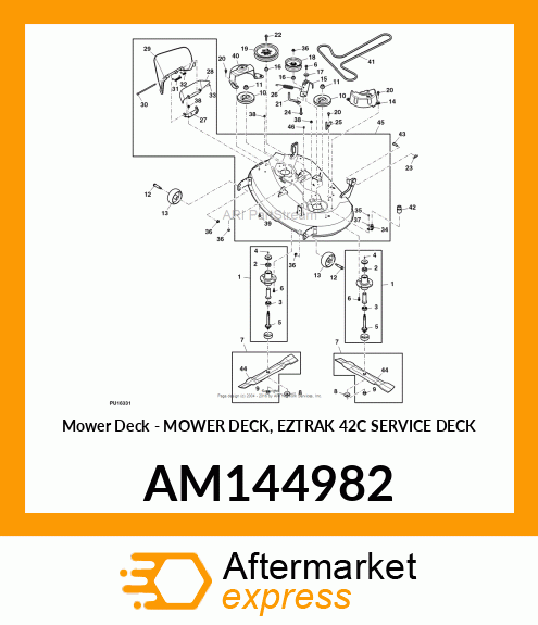 Mower Deck AM144982