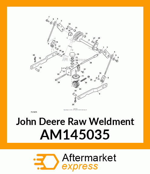 Finished Weldment AM145035