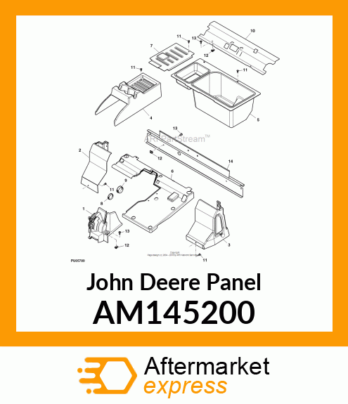 PANEL, ASSEMBLY, PANEL WLABELS AM145200