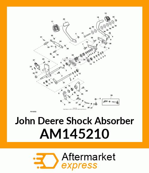 SHOCK ABSORBER, SHOCK, HST CONTROL AM145210