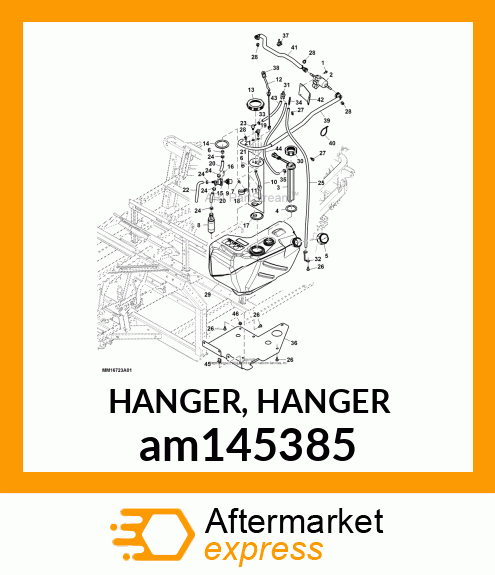 HANGER, HANGER am145385