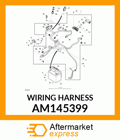 WIRING HARNESS AM145399